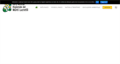 Desktop Screenshot of parcolucretili.it