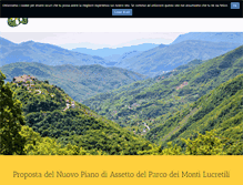 Tablet Screenshot of parcolucretili.it
